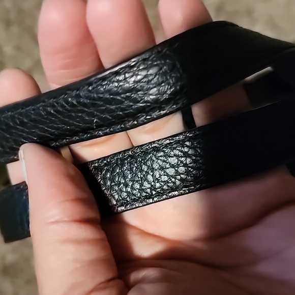 RALPH LAUREN PEBBLED LEATHER GOLD LINED LARGE TOTE EUC - Picture 12 of 12